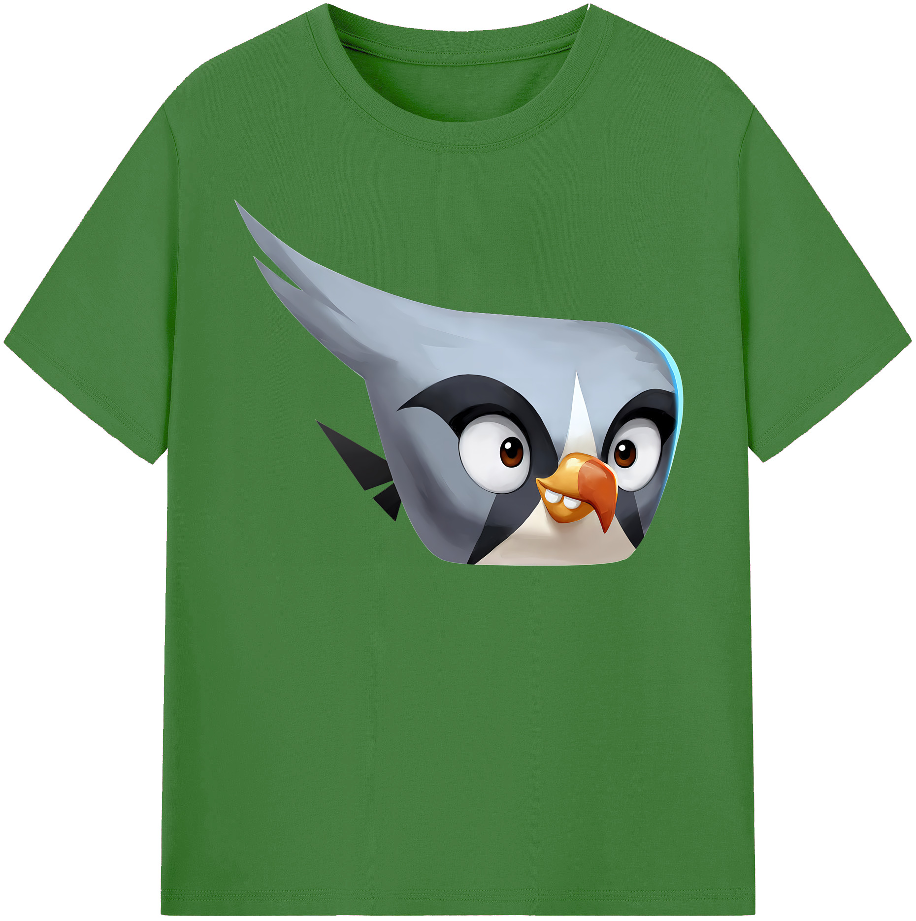 （画像用） Angry Birds アングリーバード レディースカジュアルプリントTシャツ（綿100％）